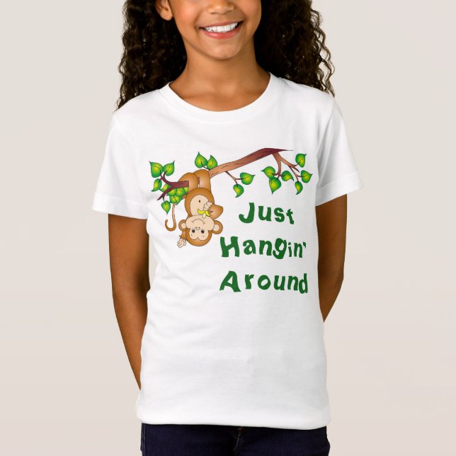 Apa-/ungdomskjorta T-shirt (Framsida)