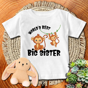 Apa - världens bästa storesyster t shirt