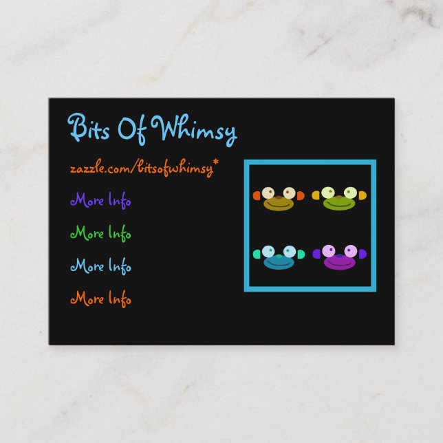 Apaansikte! Visitkort (Framsida)