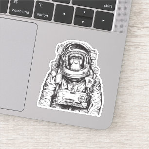 Apaastronaut Klistermärken