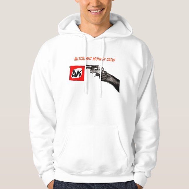 ApabesättningHoodie Sweatshirt (Framsida)