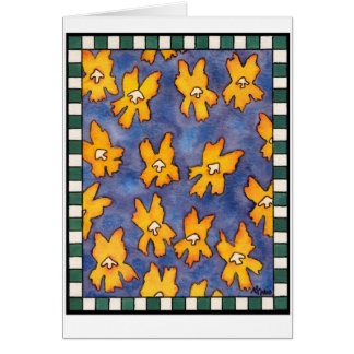 Apablomma Hälsningskort