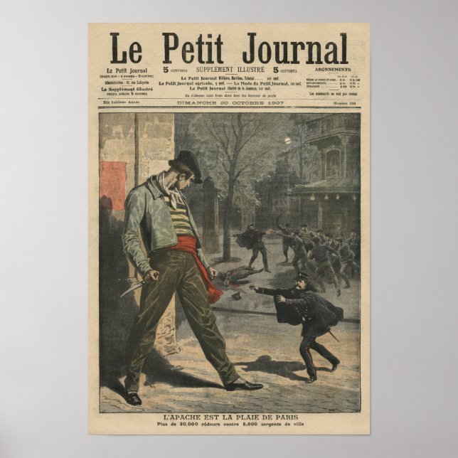 Apache är en olägenhet för Paris Poster (Framsidan)