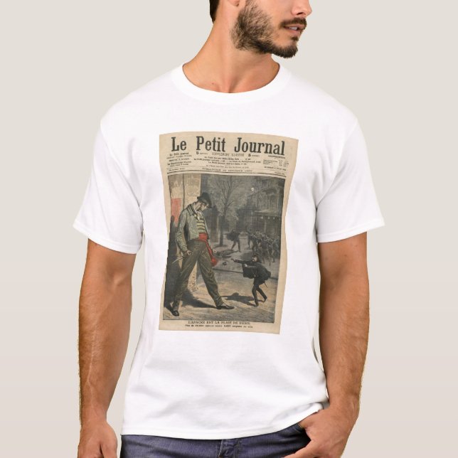 Apache är en otyg för Paris T Shirt (Framsida)