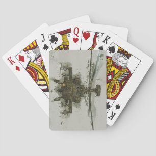 Apache Attack Helicopter Spel Kort