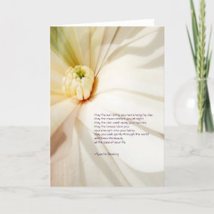 Apache Blating Magnolia Greeting Card Kort