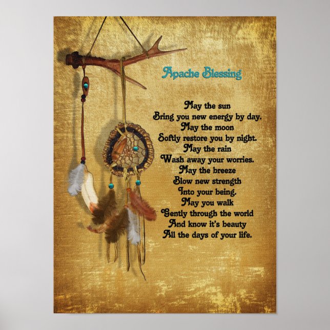 Apache Blessing dreamcatcher poster (Framsidan)