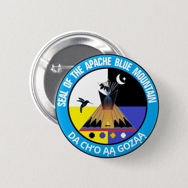 Apache Blue Mountain® Knapp (Framsida & baksida)
