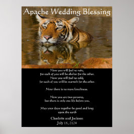 Apache Bröllop Blating Tiger Poster