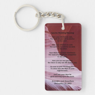 Apache Bröllop Blessing Canyon Pic Keychain 2 Sid
