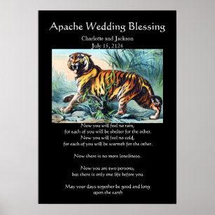 Apache Bröllop Blessing Saber tandad tigger Poster