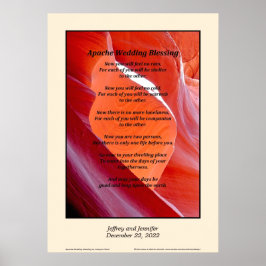 Apache Bröllop Bluting Poster 20 x 28 tum