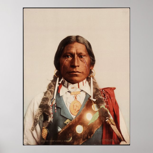 Apache Chief James A. Garfield. Poster (Framsidan)