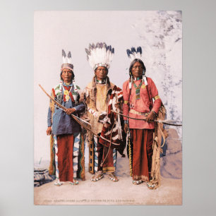 Apache Chiefs Garfield, Ouche-te Foya och Sanches. Poster