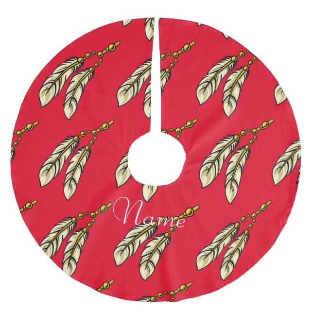 Apache Feathers Thunder_Cove Julgransmatta Borstad Polyester (Framsidan)
