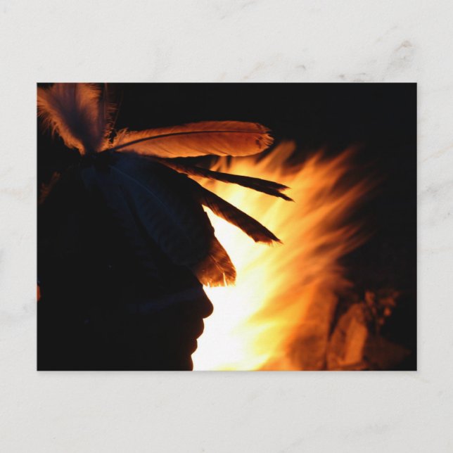 Apache Fire Vykort (Framsida)