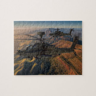 Apache Helicopter Jigszle Puzzle Pussel
