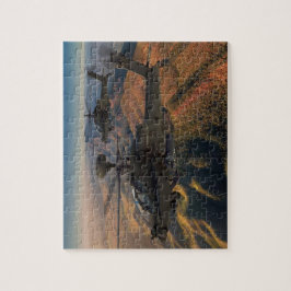 Apache Helicopter Jigszle Puzzle Pussel