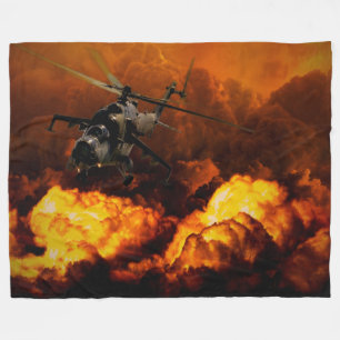 APACHE HELIKOPTER FLEECEFILT
