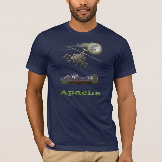Apache helikopter t-shirt (Framsida)