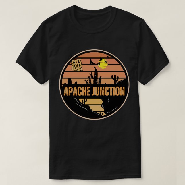 Apache Junction, Arizona T Shirt (Design framsida)