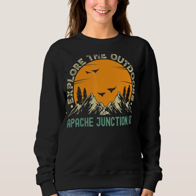 Apache Junction Arizona utforska utomhus T Shirt (Framsida)