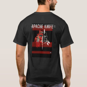 Apache Kinfe ®️ ™️ 🇺 🇸 ShadowWolf Bla T Shirt