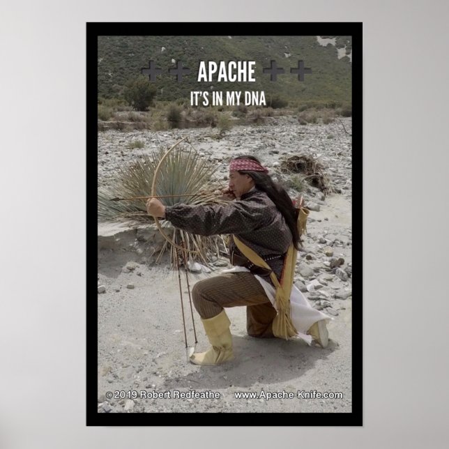 Apache Knivar®™ 🇺 Apache DNA. Poster (Framsidan)