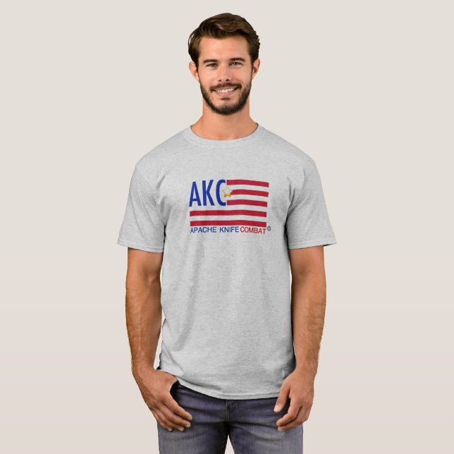 Apache Knivar™ Apache Knivar Combat T Shirt (Hel framsida)