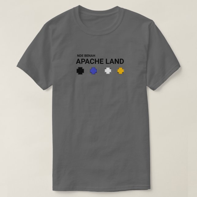 Apache Knivar® Apache Land #18 T-Shirt (Design framsida)