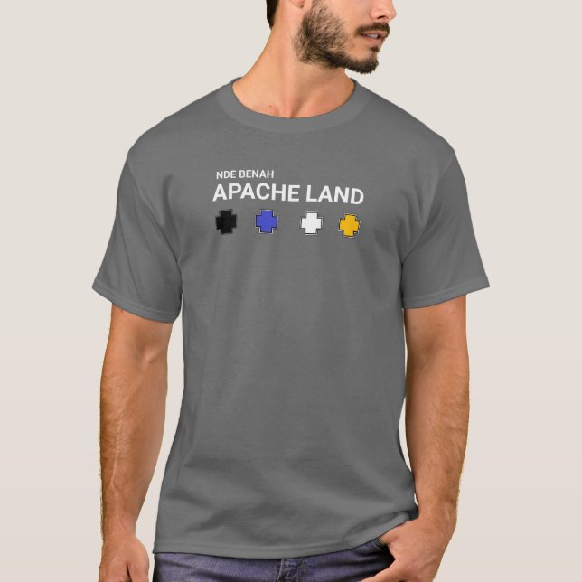 Apache Knivar® Apache Land #19 T-Shirt (Framsida)