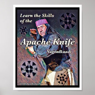 Apache Knivar ®️ ™️ 🇺 🇸 Designad av Robert Redfj Poster