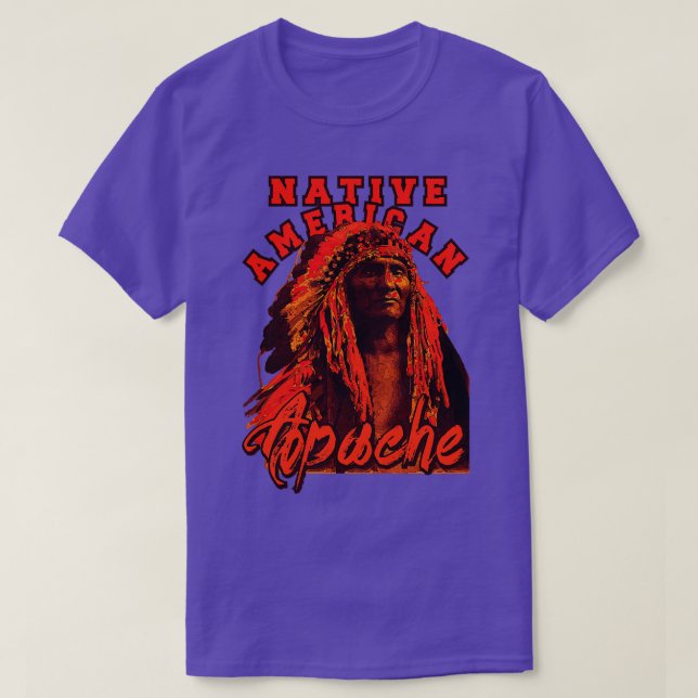 Apache Native American T Shirt (Design framsida)
