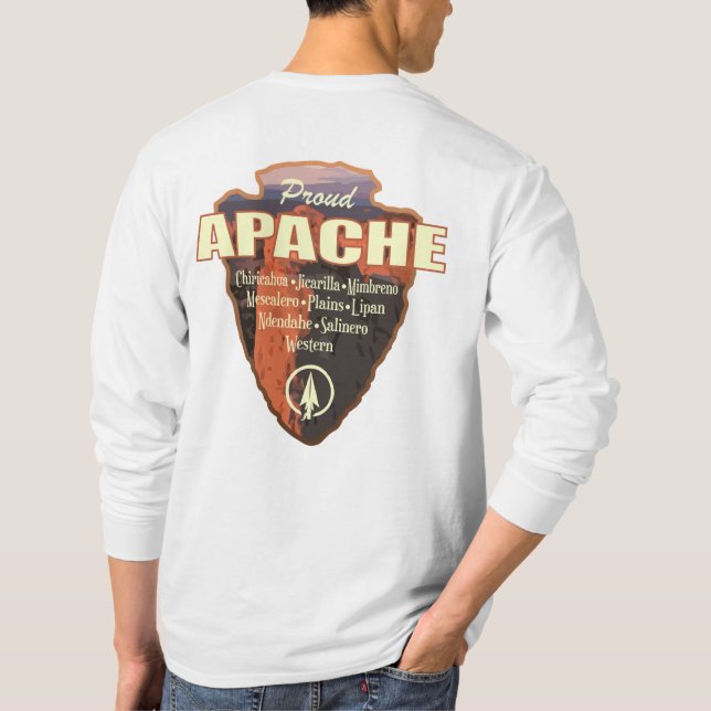 Apache (pilhuvud) t shirt (Baksida)