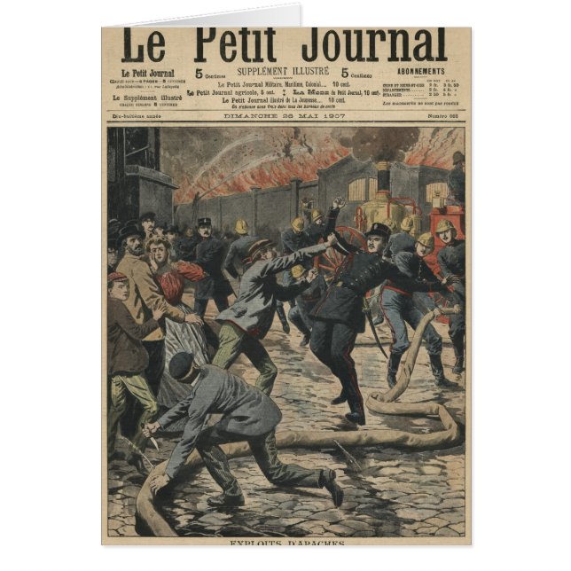 Apache prestationer hälsningskort (Framsidan)