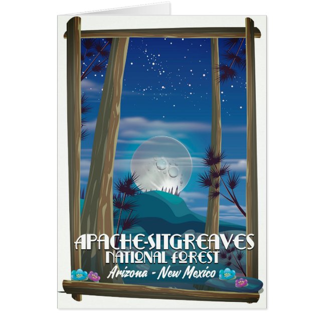 Apache-Sitgreaves National Forest Hälsningskort (Framsidan)