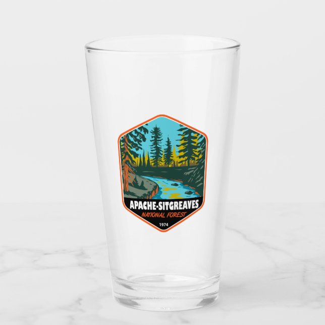 Apache Sitgreaves National Forest Vintage Glaskopp (Framsida)