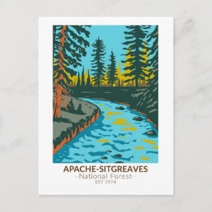 Apache Sitgreaves National Forest Vintage Vykort