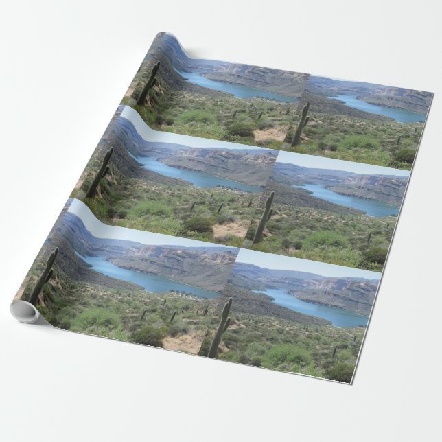 Apache Sjö View Presentpapper (Utrullad)