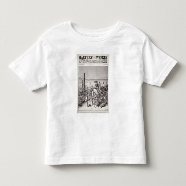 Apache spanar den bly- armépatrullen på jakt av t shirt (Framsida)