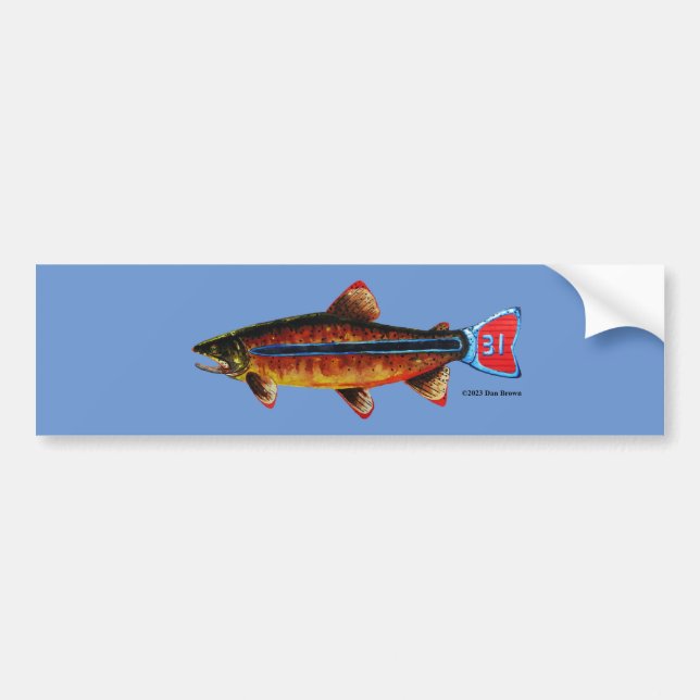 Apache Trout Bildekal (Framsidan)