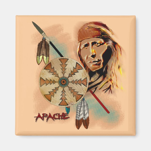 Apache Warrior Magnet (Framsidan)