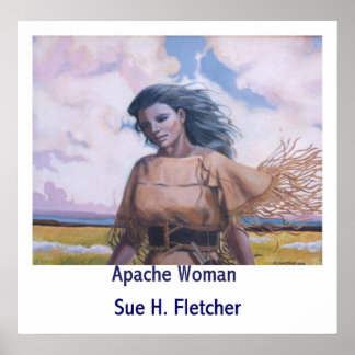 Apache Woman Poster
