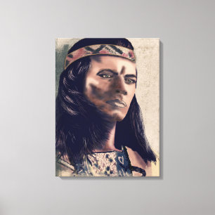 Apache - Wrapped Canvas