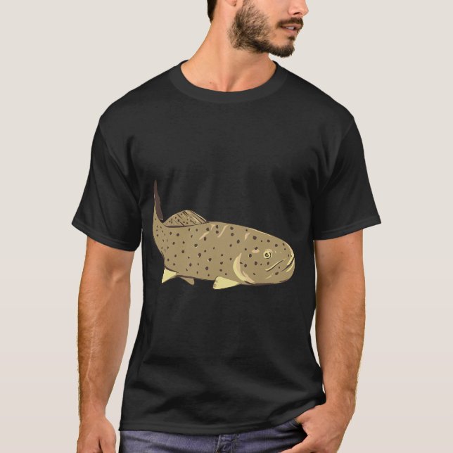 Apacheforell Frontvy WPA Konst T Shirt (Framsida)