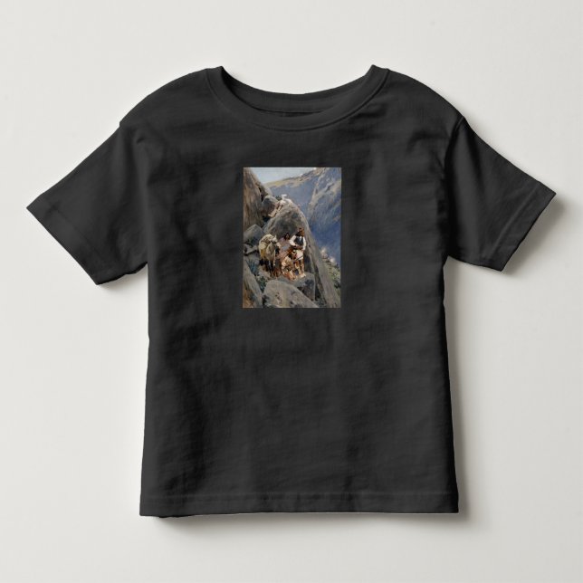 Apachekrigare: Bakhåll för amerikanska kavalleriet T Shirt (Framsida)