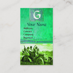 APACHER OCH GERONIMO DRIVER EN BIL, Monogram Visitkort