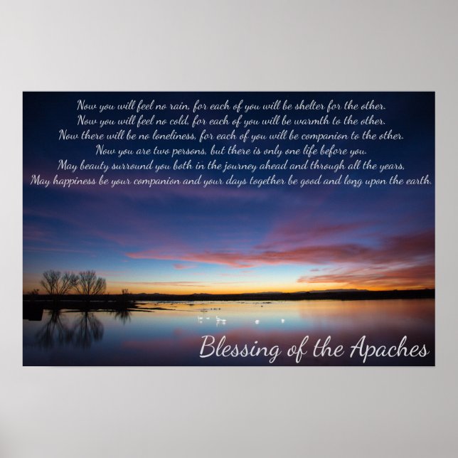 Apachernas välsignelse poster (Framsidan)