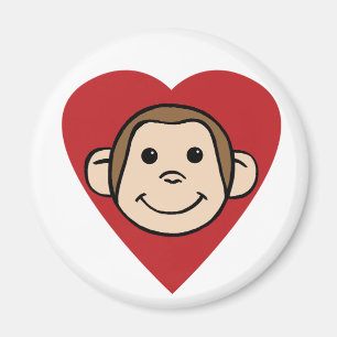 Apahjärta Magnet