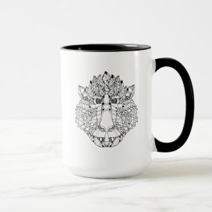 Apahuvudklotter Mugg